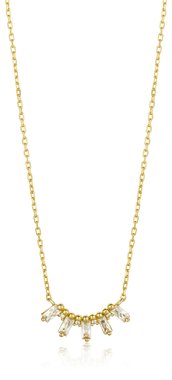 ANIA HAIE GLOW SOLID BAR NECKLACE N018-03G