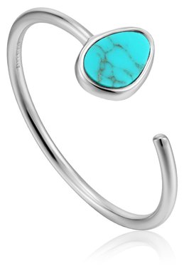 ANIA HAIE TIDAL TURQUOISE ADJUSTABLE RING R027-02H